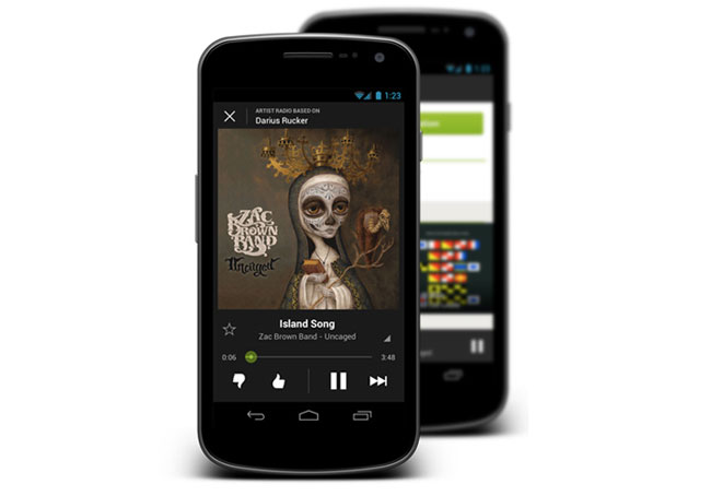 Spotify on android