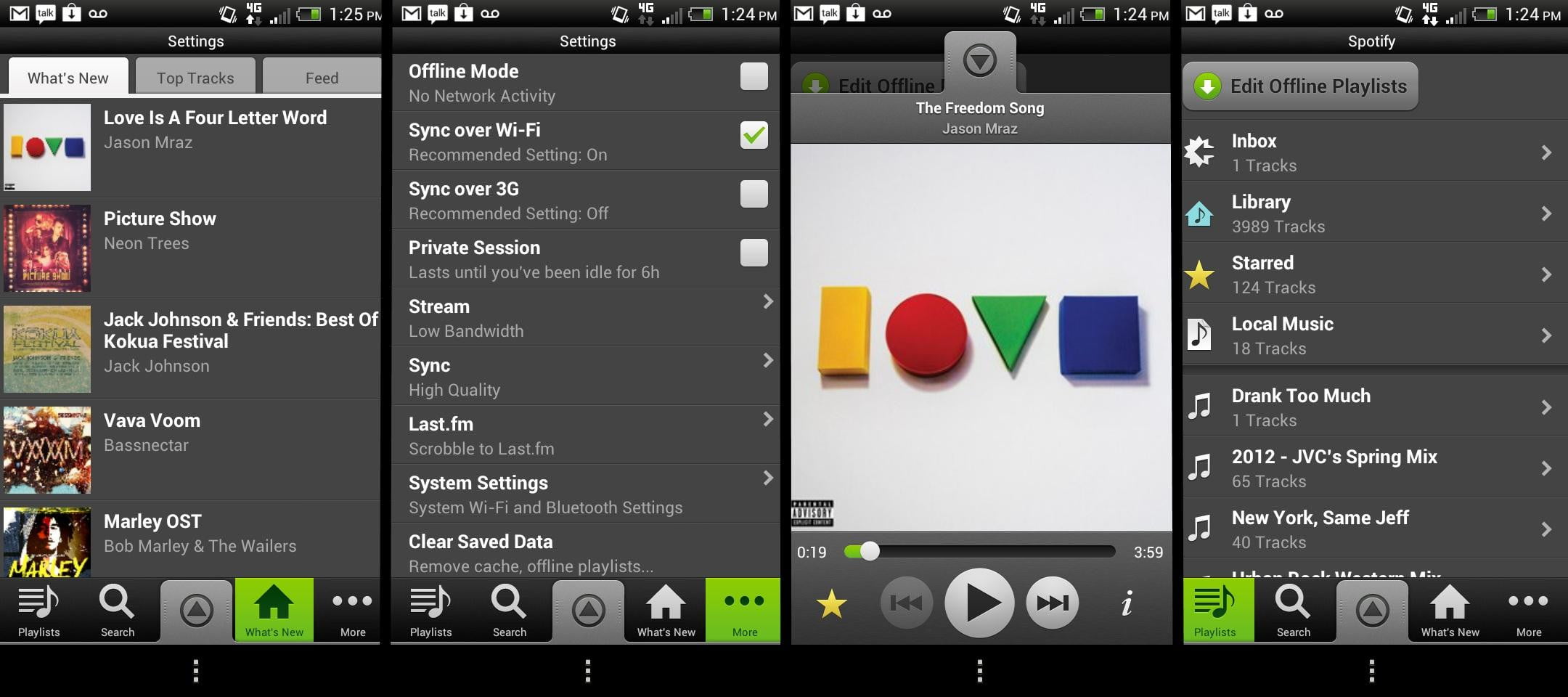 Spotify radio android app software